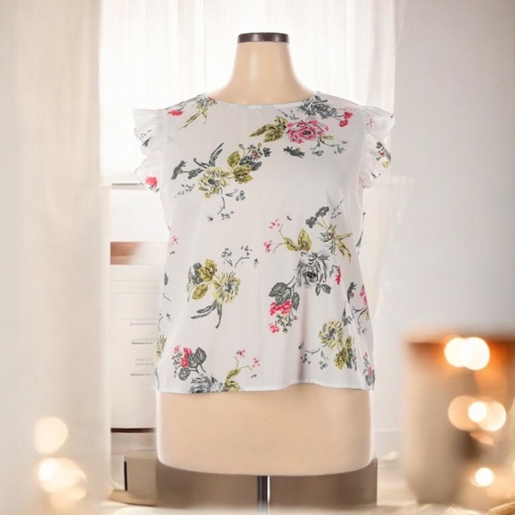 Shein Floral Print  Blouse | SIZE 2X - Picture 1 of 4